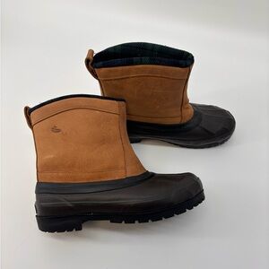 G.H. Bass & Co. Tan and Black Ankle Boots